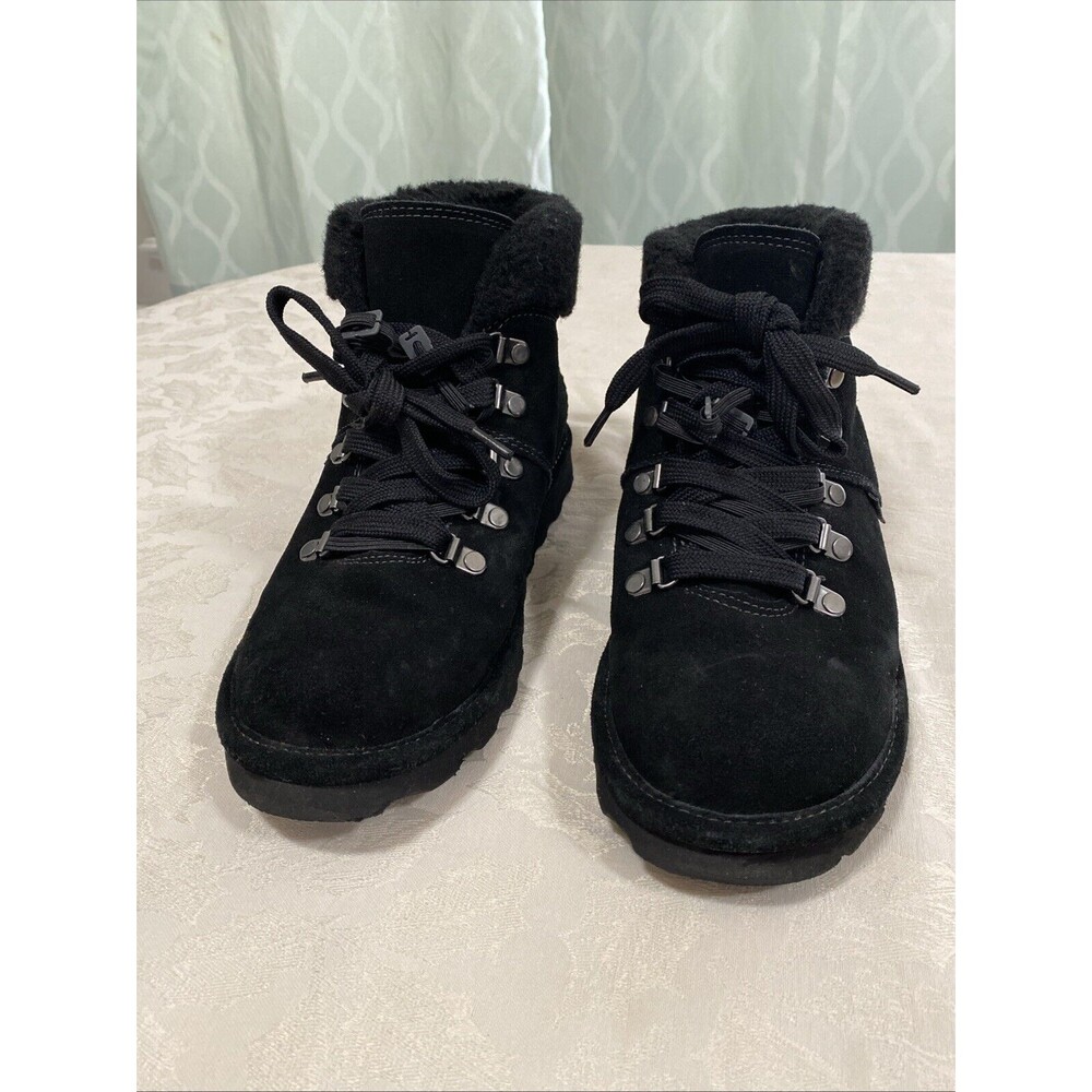 Bearpaw women black suede waterproof Marta boots US 9 Euro 40
